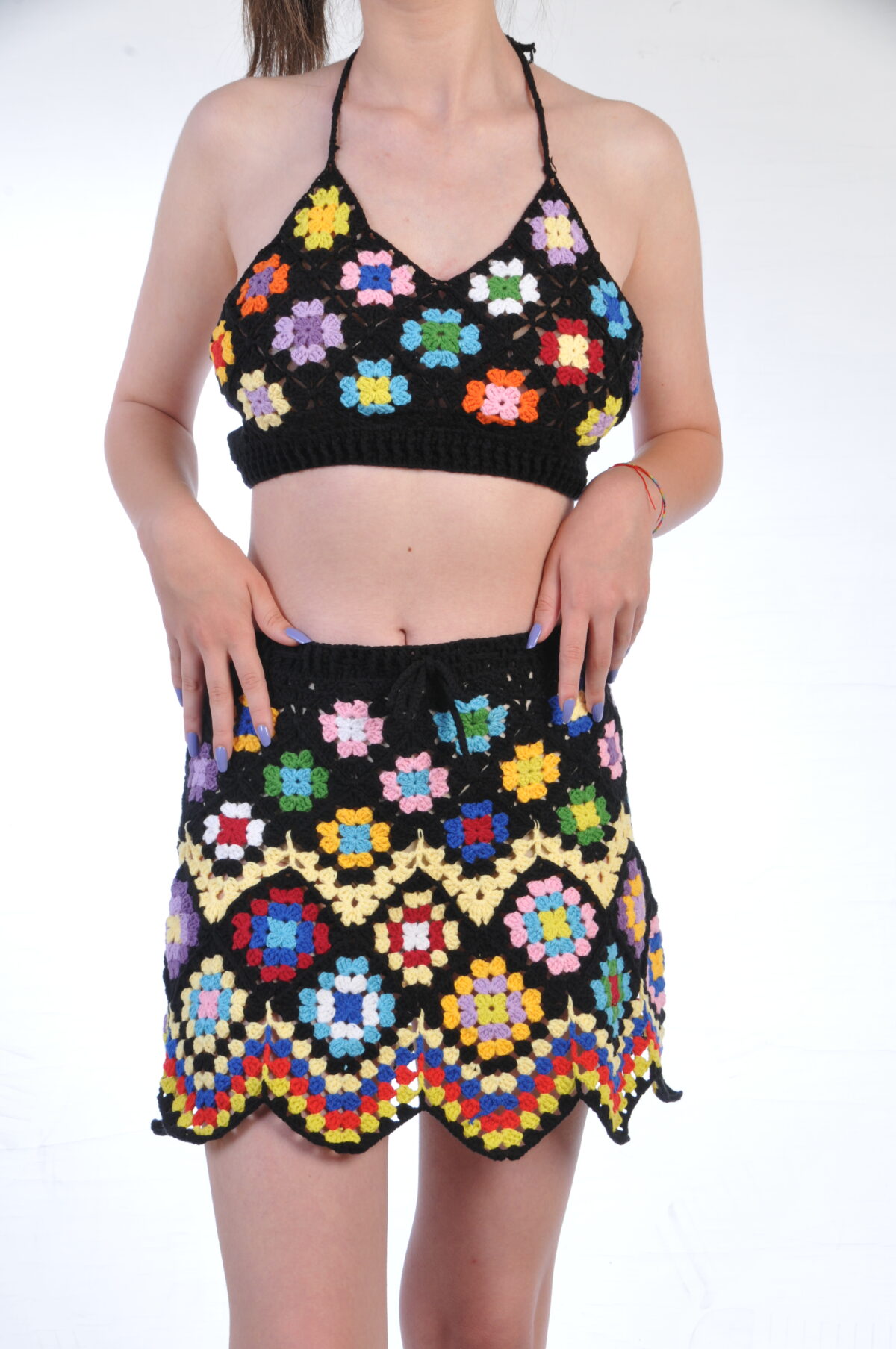 Wildflower crochet set close-up - Loom & Loop