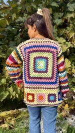 Mosaic crochet vest foto 3 - Loom & Loop