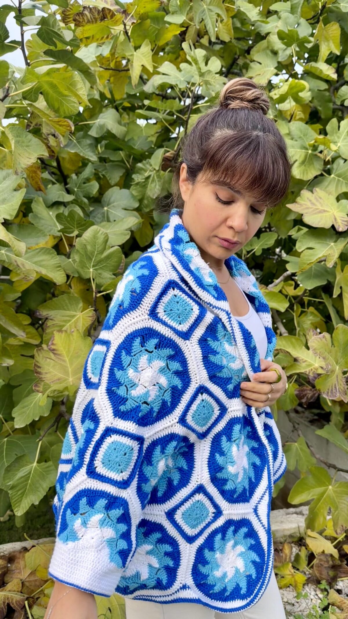 Seastar crochet vest stijldetail - Loom & Loop