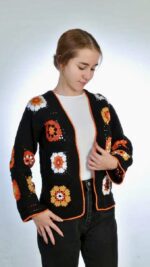 Marigold crochet vest stijldetail - Loom & Loop