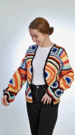 Carnival crochet vest - handgemaakt bij Loom & Loop