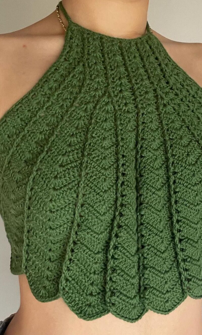 Ivy crochet crop top - handgemaakt bij Loom & Loop