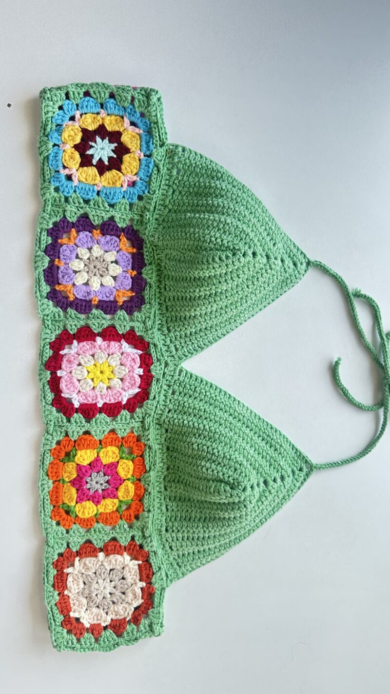 Solstice crochet halter top - handgemaakt bij Loom & Loop