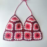 Berry Sunset crochet bikini top - handgemaakt bij Loom & Loop