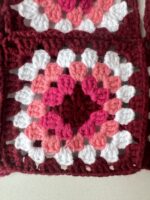 Berry Sunset crochet top close-up - Loom & Loop