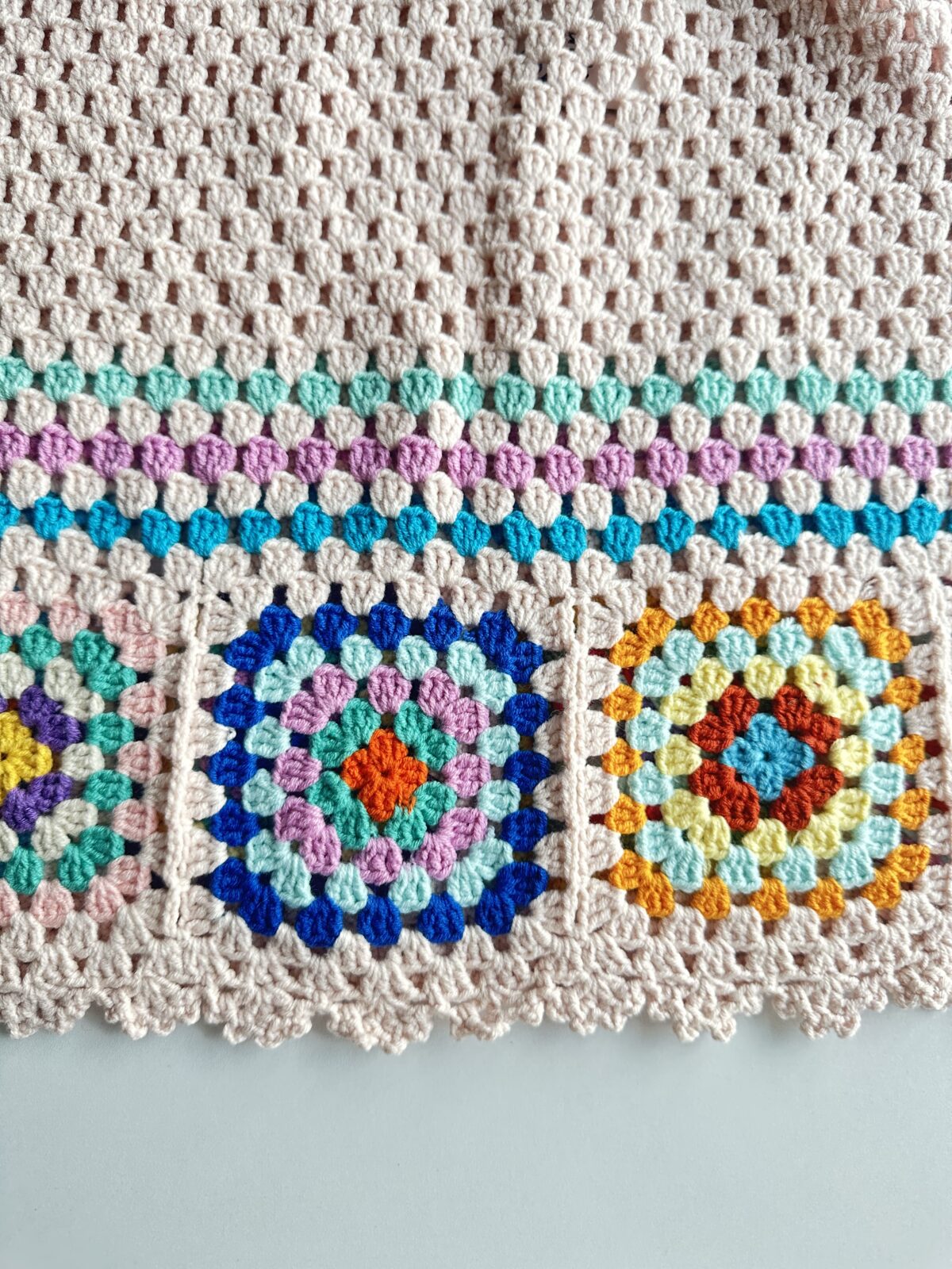 Ivory Bloom crochet set stijldetail - Loom & Loop